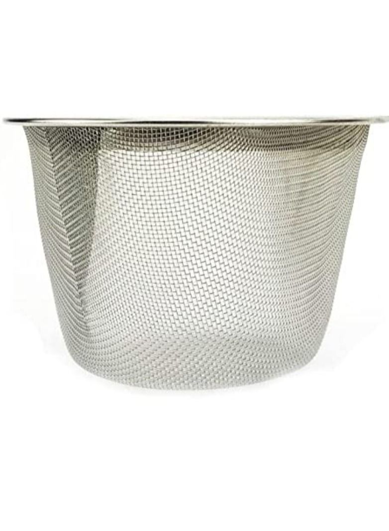 تيلاند إبريق شاي من الحديد الزهر الداخلي مطلي بالمينا متين باللون الذهبي مع مصفاة من الفولاذ المقاوم للصدأ لتخمير أوراق الشاي السائبة 0.8 لتر ذهبي - Image 2