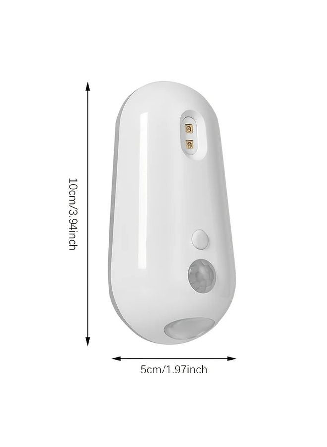 ضوء المرحاض الليلي LED الأبيض بطارية 1800 مللي أمبير ساعة مستشعر 120 درجة 3 مستويات سطوع شحن عبر USB - Image 3