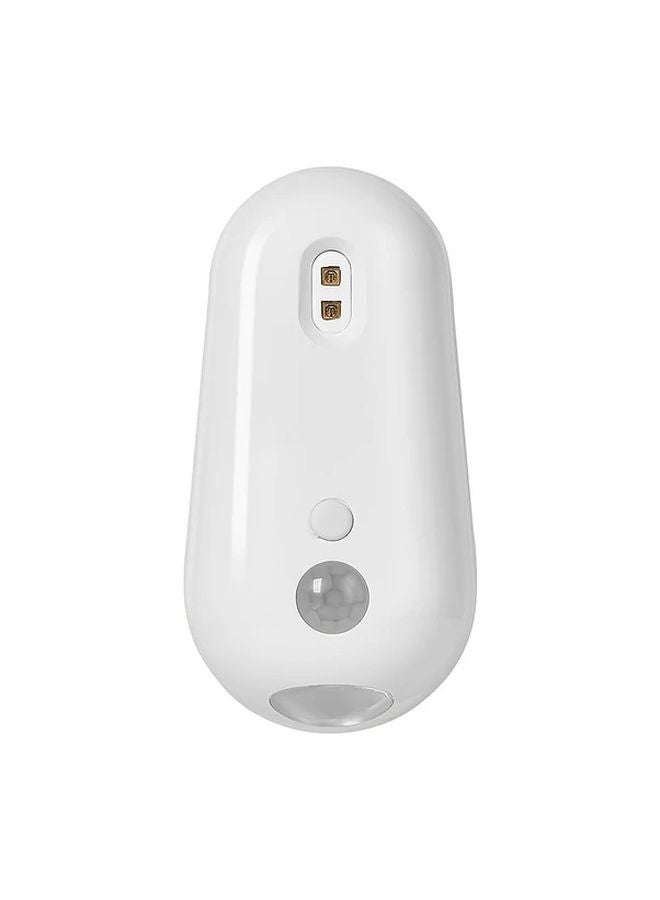 ضوء المرحاض الليلي LED الأبيض بطارية 1800 مللي أمبير ساعة مستشعر 120 درجة 3 مستويات سطوع شحن عبر USB - Image 1