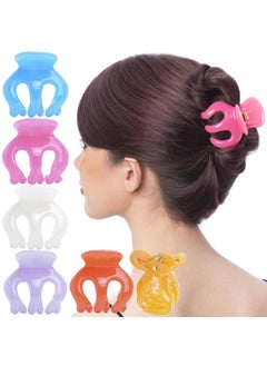 RC ROCHE ORNAMENT Womens Pumpkin Hair Strong Hold Grip Claw Jaw Clips LargeJelly