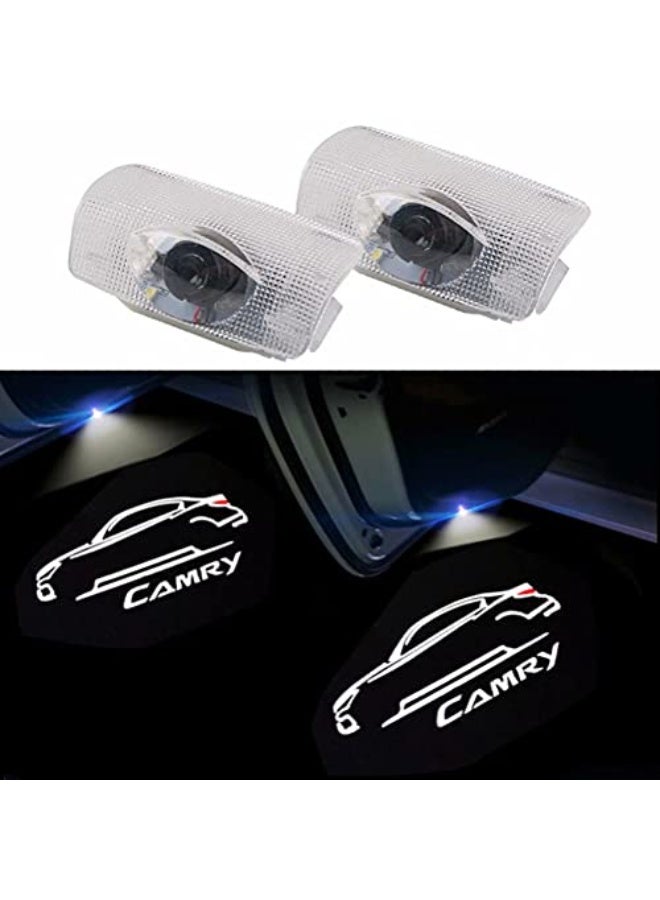 Vierex LED Car Door Projector Lights for Toyota Camry 40/50/55/70 (2007–2018), Ghost Shadow Welcome Light, Plug & Play Car Door Logo Lamp Accessories - Image 1
