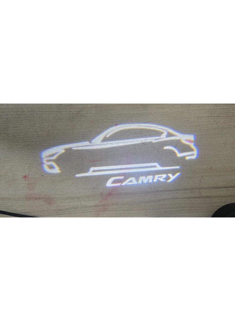 Vierex LED Car Door Projector Lights for Toyota Camry 40/50/55/70 (2007–2018), Ghost Shadow Welcome Light, Plug & Play Car Door Logo Lamp Accessories - Image 2