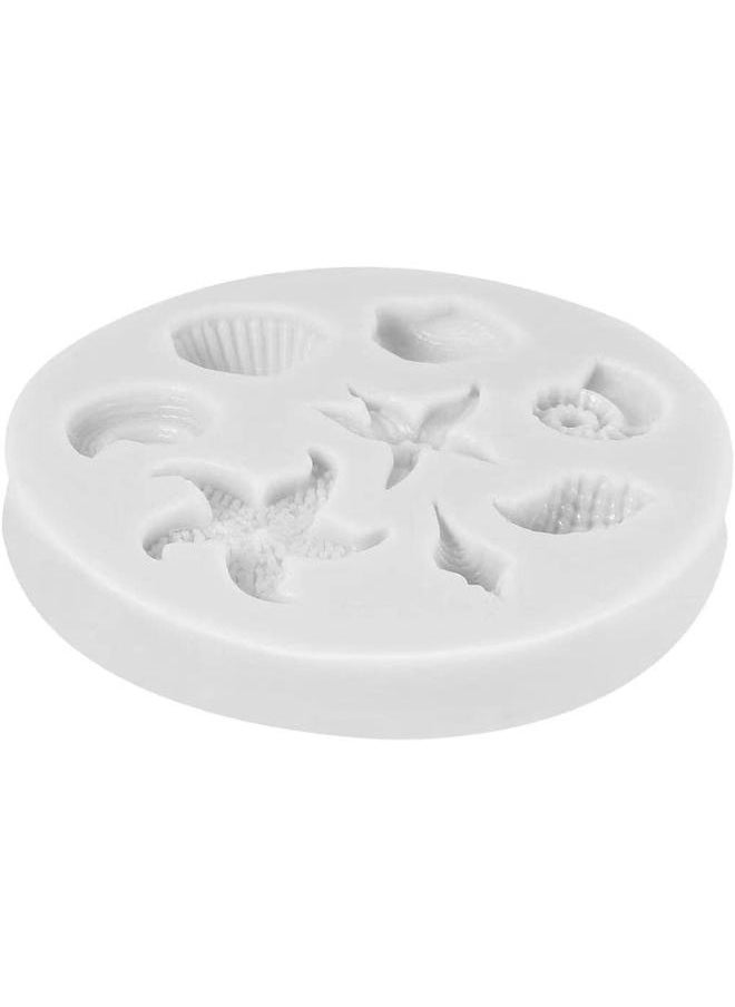 yongsheng DIY Sea Creatures Conch Starfish Shell Silicone Molds Cake Decorating Fondant Cake Candy Creative Chocolate Shell Baking Mold  - Image 4