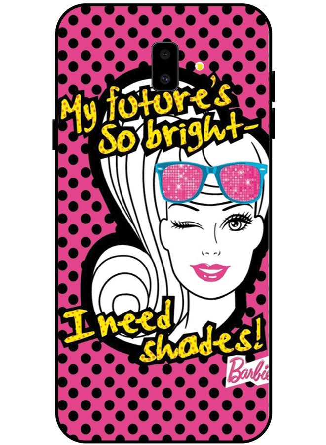 EYE CATCH Protective Case Cover For Samsung Galaxy J6 Smart Series Printed Protective Case Cover for Samsung J6 My Future's I Need Shades - Image 1