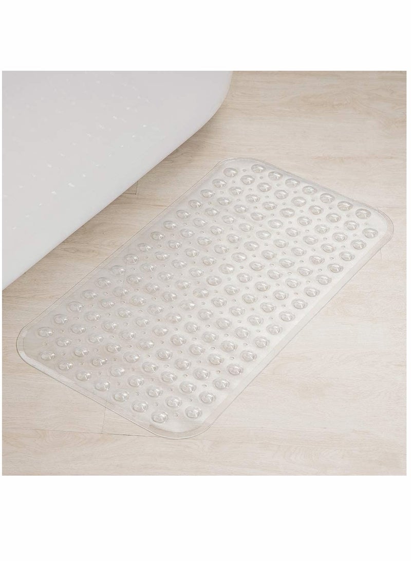 KASTWAVE Bath Tub Mat, Inches Non-Slip Shower Mats with Suction Cups and Drain Holes, Bathtub Mats Bathroom Mats Machine Washable, Medium Size 27.6 x 15 (Clear) - Image 5