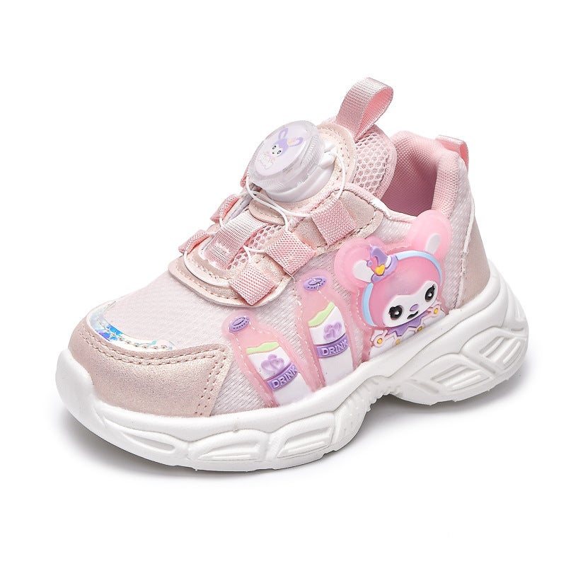 Mesh Sneakers Lightweight Flexible Sole Walking Shoes For Kids Indoor And Outdoor Activities - Image 1