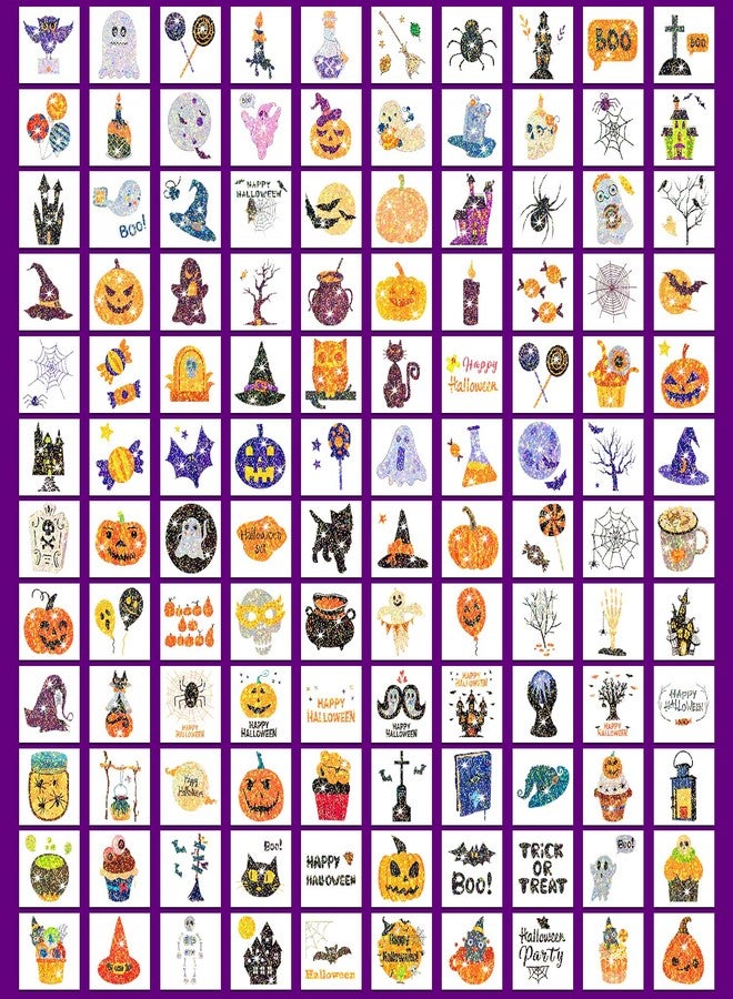 Partywind 408 PCS Glitter Tattoos for Kids' Halloween Party Supplies, Individually Wrapped Cut Tattoos for Goodie Bag Stuffers, Trick or Treat Party Decorations - Image 5