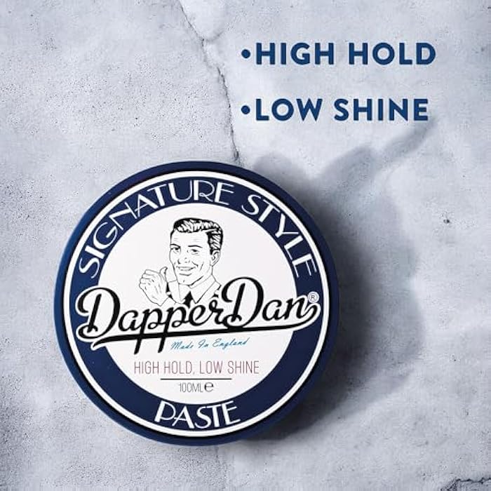 Dapper Dan Signature Style Gift Set, Includes High Hold and Low Shine Signature Style Paste 100ml, Texturizing Signature Style Sea Salt Spray 200ml and Hair and Body Shampoo with Vitamin B5 300ml - Image 3