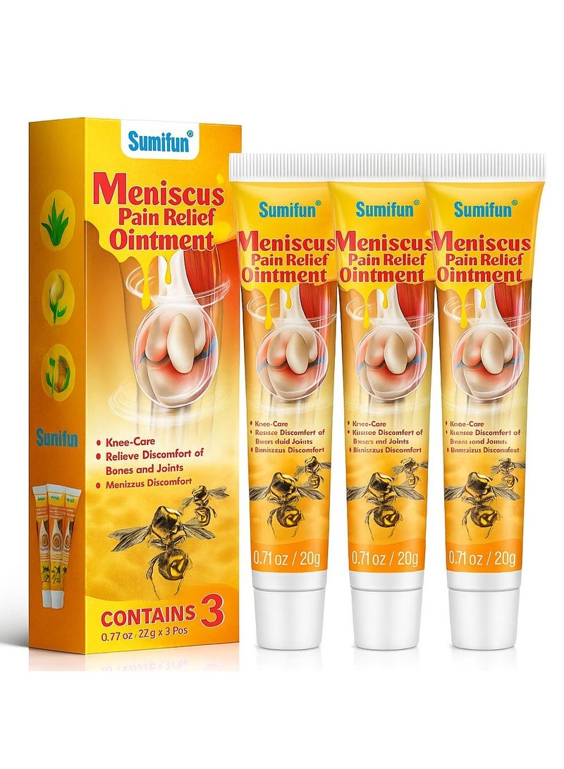 Sumifun 3pcs Bee Cream for Removing and Repairing Bee Venom Cream Propolis Gel Joint Cream of Neck Knee Shoulder Waist Leg - Image 1
