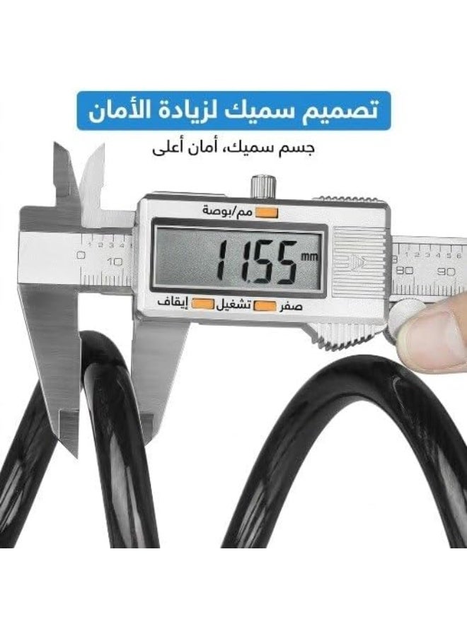 قفل أمان رقمي للدراجات والموتوسيكلات برمز شخصي قابل للتغيير - Image 4