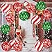 Jetec 16 Pcs 9 Inch Large Inflatable Christmas Balls Outdoor Decorations PVC Inflatable Christmas Decorated Ball Ornaments Large Outdoor Tree Ornaments for Xmas Porch Lawn Yard Holiday - Image 3