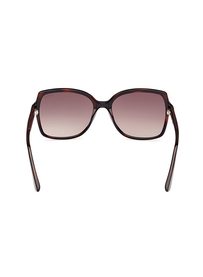 GUESS نظارة شمسية مربعة للنساء مع حماية من الأشعة فوق البنفسجية - GU0010052F55 - مقاس العدسة: 55 مم - Image 4