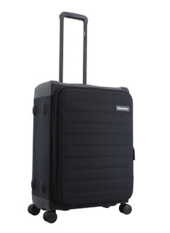 Discovery Discovery Motion PP and Polyester Medium Check-In Luggage Black, Durable Lightweight Unbreakable Suitcase, 4 Double Wheel With TSA Lock Trolley Bag (24 Inch).  - Image 5
