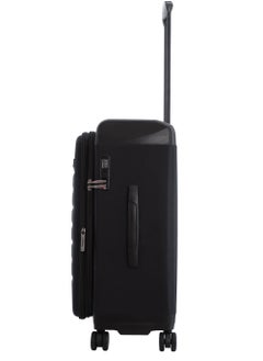 Discovery Discovery Motion PP and Polyester Medium Check-In Luggage Black, Durable Lightweight Unbreakable Suitcase, 4 Double Wheel With TSA Lock Trolley Bag (24 Inch).  - Image 2