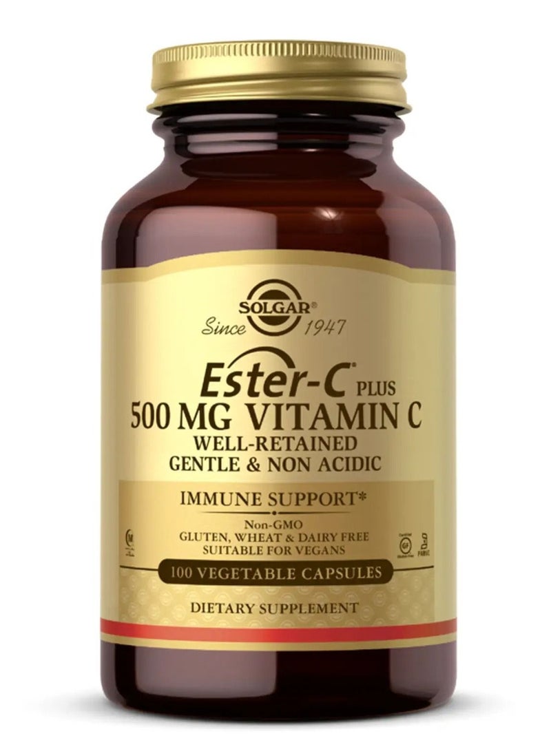 Solgar Ester-C Vitamina C 500 mg 100 Cápsulas