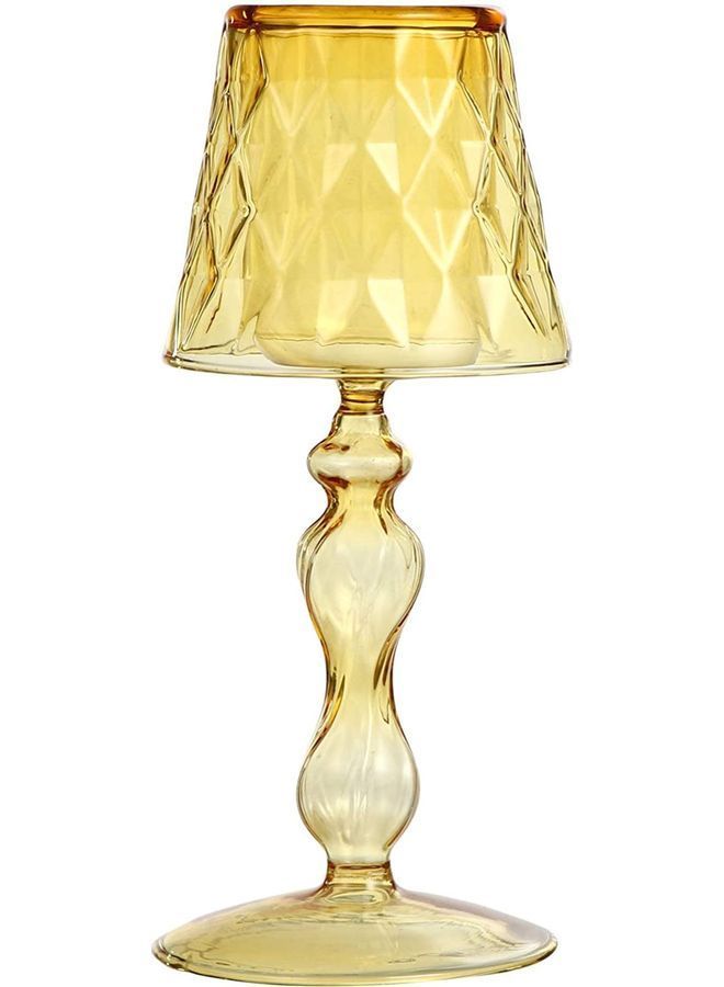 NIBEMINENT European Candle Holder Gold 19x8cm  - Image 1
