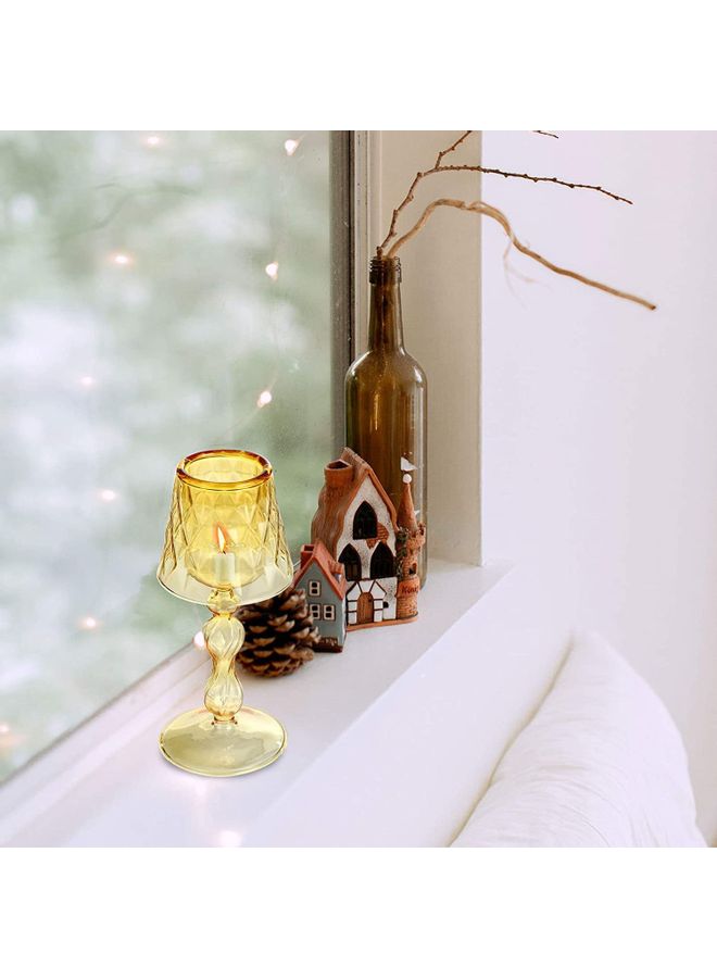 NIBEMINENT European Candle Holder Gold 19x8cm  - Image 3