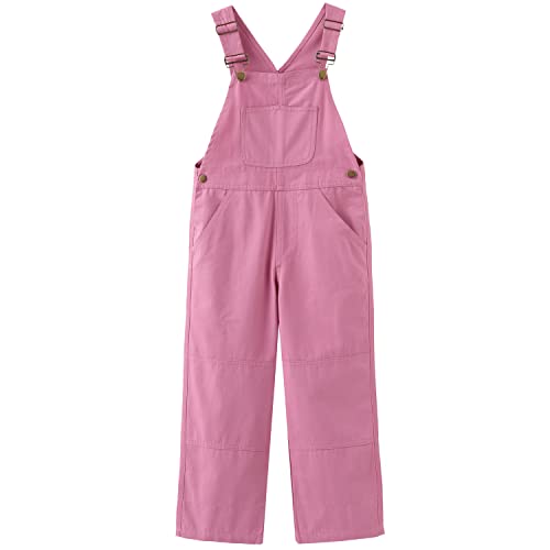 GRANDWISH Girls Pink Bib Overalls with Adjustable Shoulder Strap Size 5 - Image 1