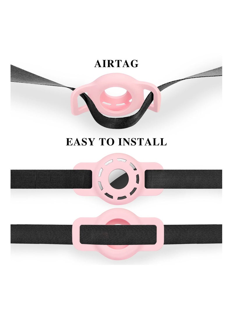 KASTWAVE 2 Pack Case for Airtag 2021, for Airtag Dog Collar Holder, for Airtag Cat Collar Case with Anti-Lost Design for Cat Dog Collars Small Pet Puppy Loop & Backpack Bag Straps - Image 5