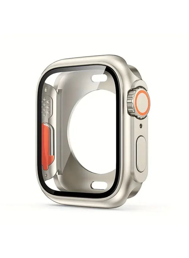 Starlight Color PC Hard Case For Apple Watch Series 10 46MM Durable Screen Protection - Image 1
