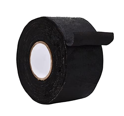 WOD Tape WOD FTC14 Black Friction Tape, 2 inch x 60 ft. – Wire Harness Electrical Tape, High Temperature Resistant Tape for Automotive Engine Cables Bundle & Sports Strong Grip. - Image 1