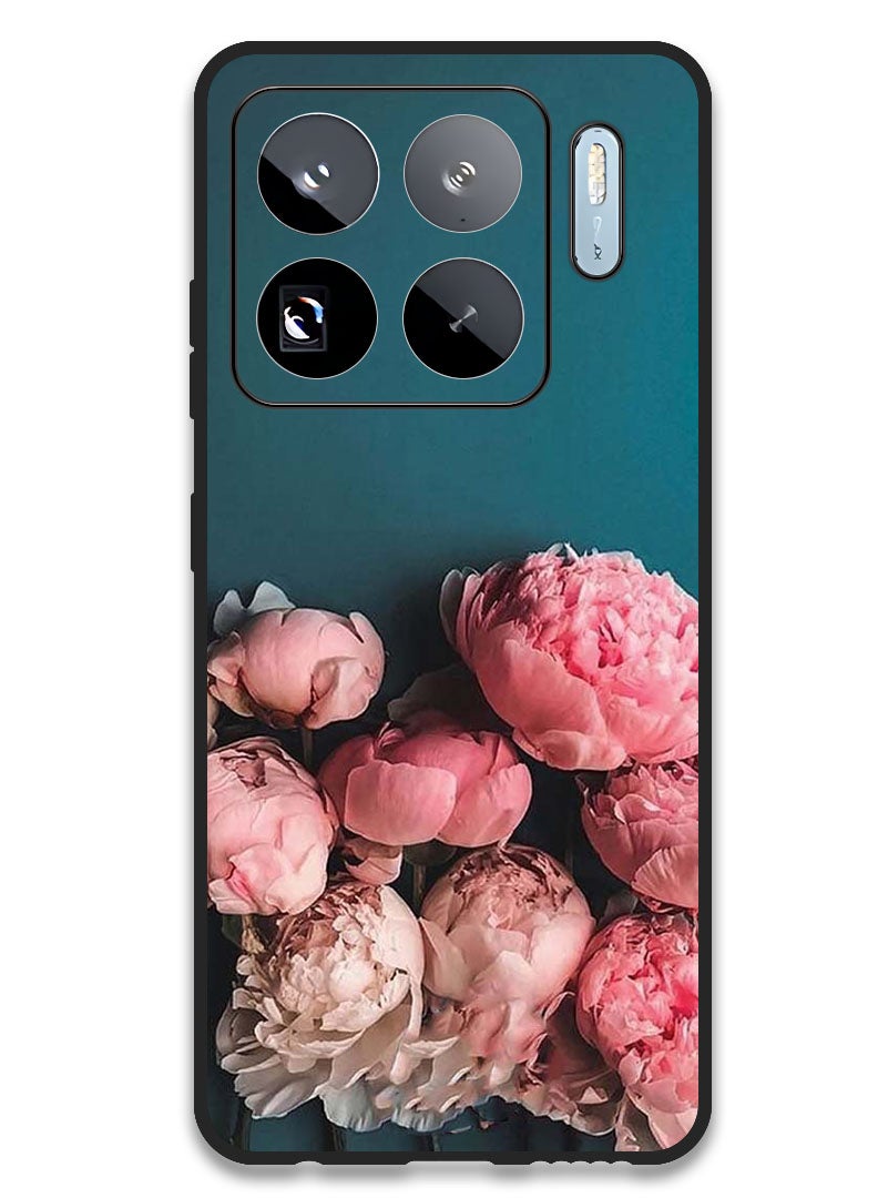 Theodor Case Compatible with Xiaomi 15S Pro 6.73 Inch Protection Shockproof Bumper Cover Flowers - Image 1