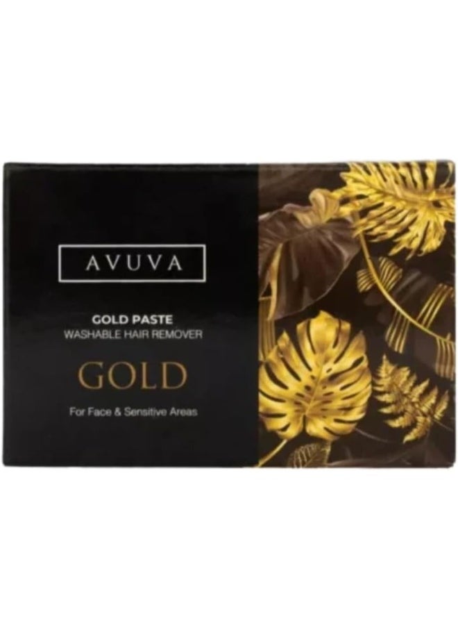 Avuva - White Paste Hair Removal – 100g – GOLD PASTE - Image 1