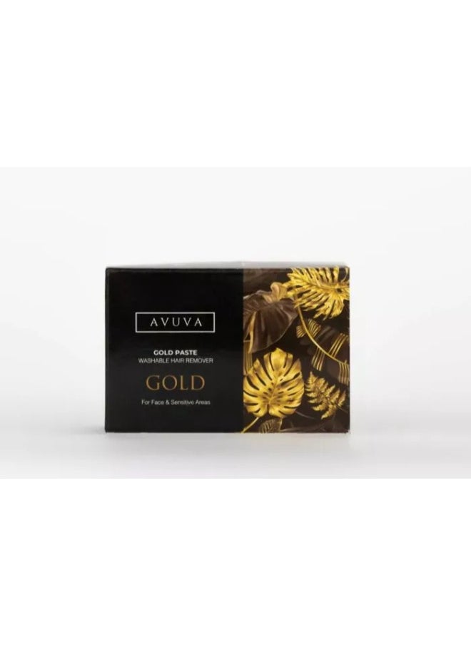 Avuva - White Paste Hair Removal – 100g – GOLD PASTE - Image 1