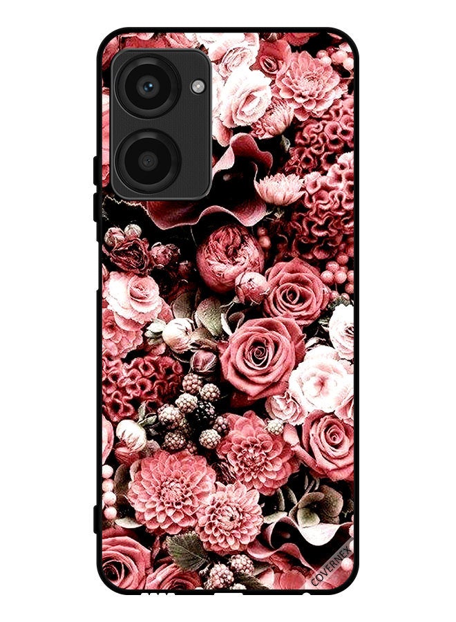 Covernex Protective Case Cover For Realme 10 Pro Peach Roses - Image 1
