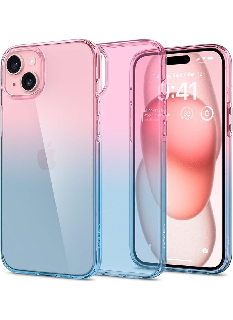 Spigen - Liquid Crystal for iPhone 15 Case Cover - Gradation Pink - Image 1