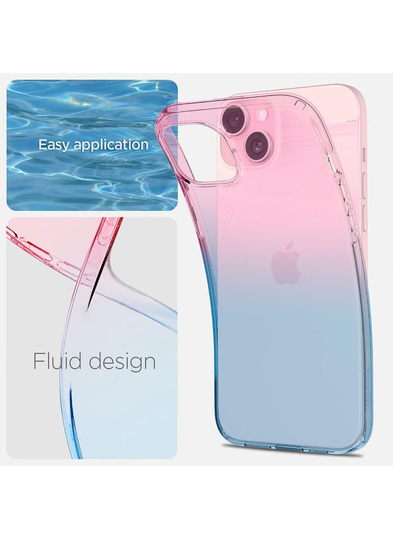 Spigen - Liquid Crystal for iPhone 15 Case Cover - Gradation Pink - Image 1