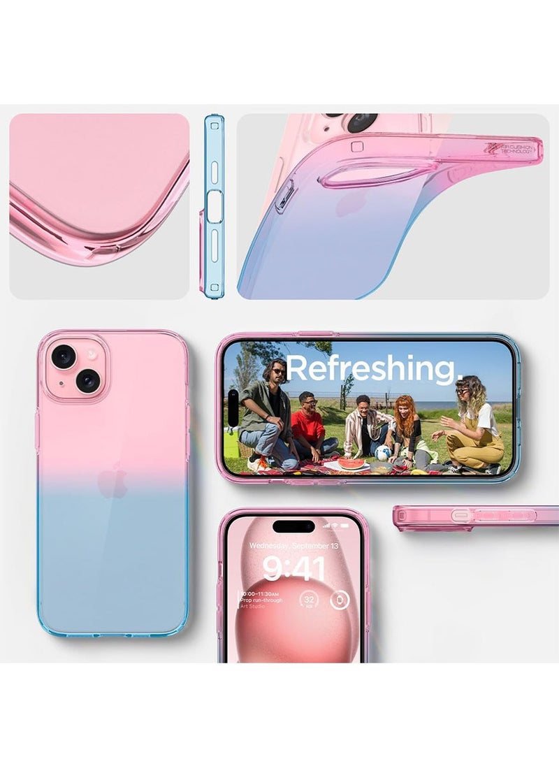 Spigen - Liquid Crystal for iPhone 15 Case Cover - Gradation Pink - Image 1