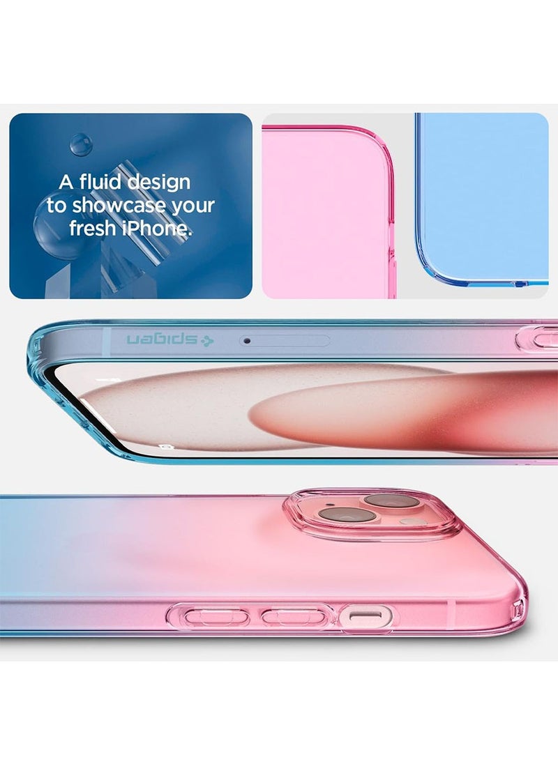 Spigen - Liquid Crystal for iPhone 15 Case Cover - Gradation Pink - Image 1