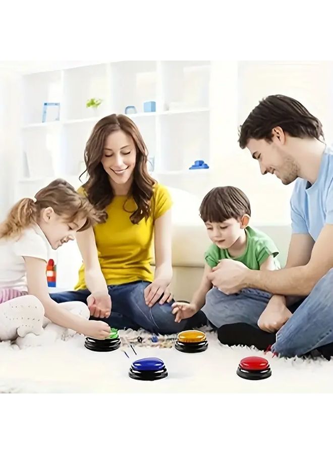 2pcs Interactive Game Light Pat a Bang Alarm Toy with Sound for Quick Answer Games Holiday Party Classroom - Image 4