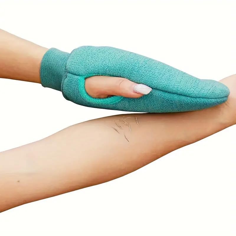 Dezzy Bath Sponge Set for Shower Exfoliating Glove Mesh Puff Loofah Long Back Scrubber Bath Set for Adults (Set of 3) - Image 4