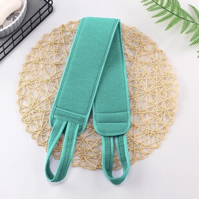 Dezzy Bath Sponge Set for Shower Exfoliating Glove Mesh Puff Loofah Long Back Scrubber Bath Set for Adults (Set of 3) - Image 3