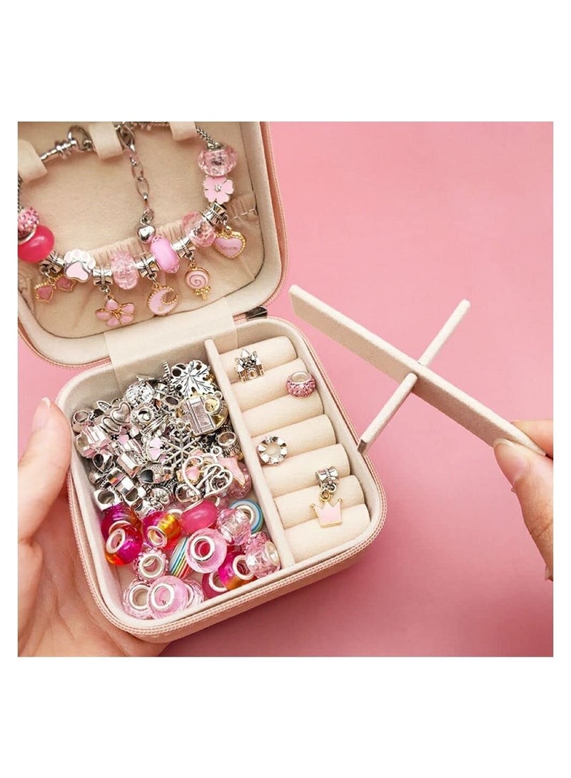 66pcs Charm Bracelet Making Kit, Teen Girl Gifts Jewelry Making Kit, Unicorn/Mermaid Girl Toys Art Supplies Crafts for Girls Age 5-12 - Image 4