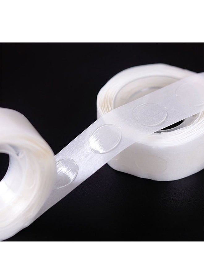 1000 قطعة بالون نقاط لاصقة شفافة، شرائط لاصقة على الوجهين لاصقة على الوجهين قابلة للإزالة بنقاط لاصقة مستديرة بدون أثر، نقاط لاصقة شفافة متعددة الوظائف لتزيين مهرجانات الحفلات - Image 4