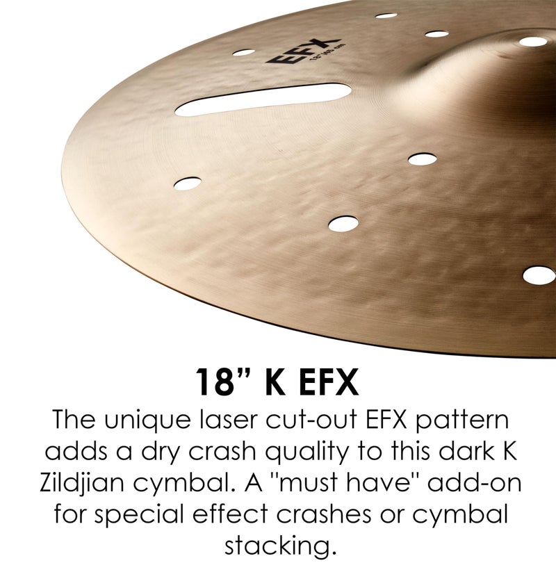Zildjian K Series EFX Crash Cymbal - 18 Inches - Image 3