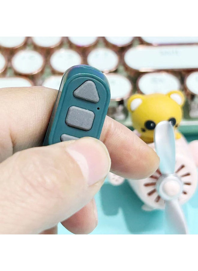 Fingertip TikTok Flip Device Fast Finger Ring Bluetooth Remote Control Mobile Phone Selfie Device With Like Photo Video Function-Color:Single Jian-Blue - Image 3