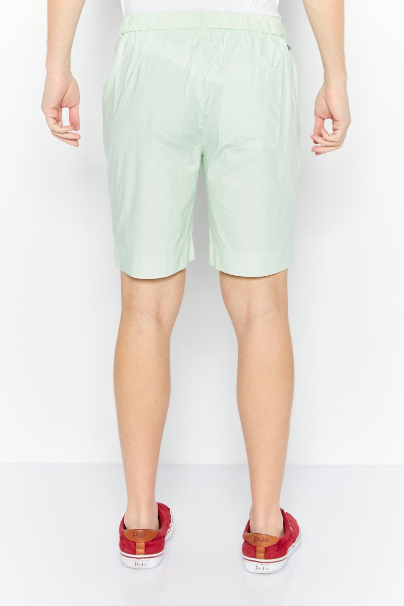 Sorbino Men Solid Basic Shorts, Lime Green - Image 4