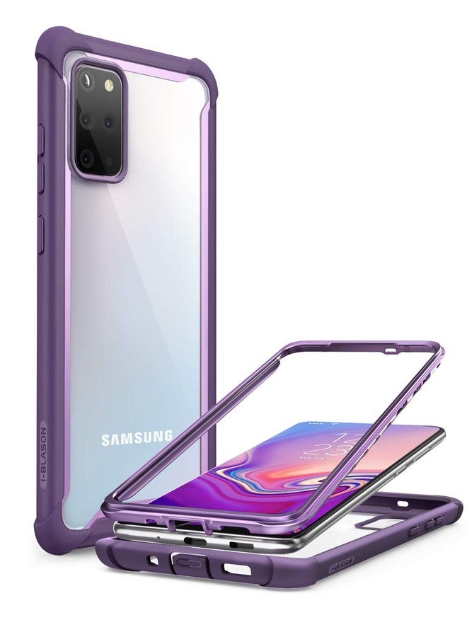 آي-بلاسون جراب حماية شفاف متين من سلسلة i-Blason Ares لهاتف سامسونج جالاكسي S20+ بلس 5G (2020) بشاشة 6.7 بوصة، لون بنفسجي - Image 1