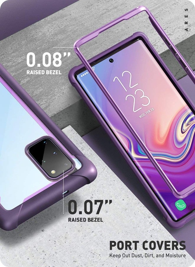 آي-بلاسون جراب حماية شفاف متين من سلسلة i-Blason Ares لهاتف سامسونج جالاكسي S20+ بلس 5G (2020) بشاشة 6.7 بوصة، لون بنفسجي - Image 5