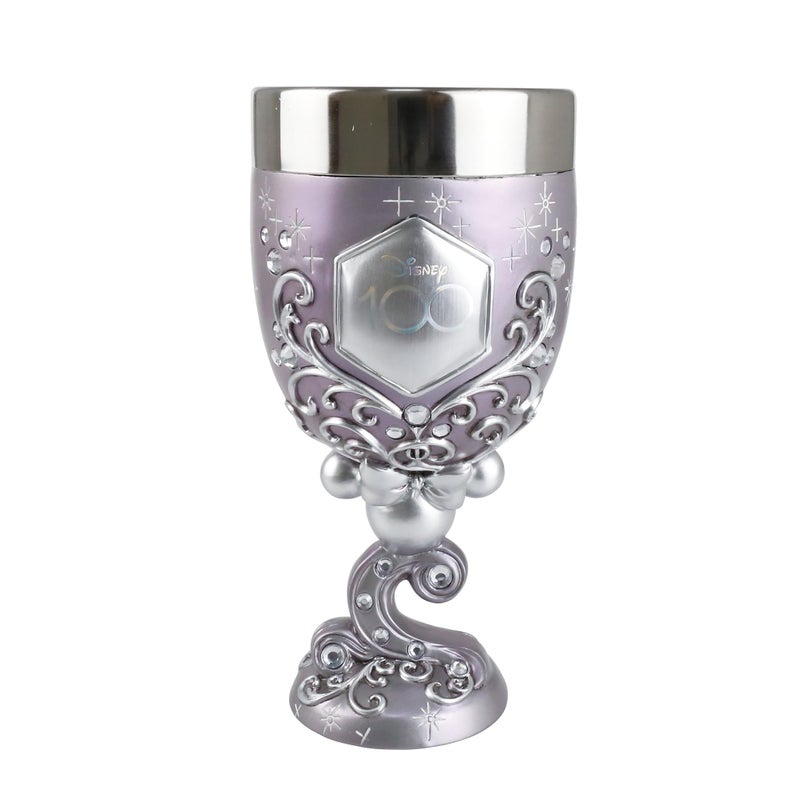 Enesco Enesco Disney Showcase 100 Years of Wonder Decorative Chalice Goblet 709 Inch Platinum 