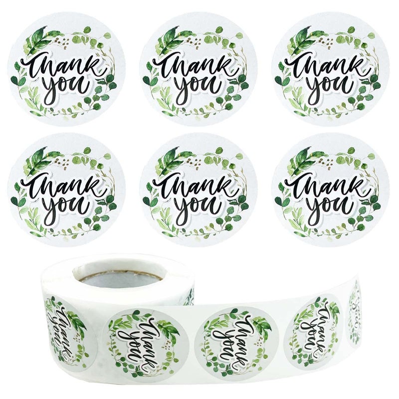 Suartus Bee Thank You Stickers 500 Pieces Bumble Bee Stickers Birthday Party Stickers Baby Shower Favors for Jars Bottle Round Bee Honey Sticker Baby Bee Theme Party Thanks Labels Decorations - Image 2
