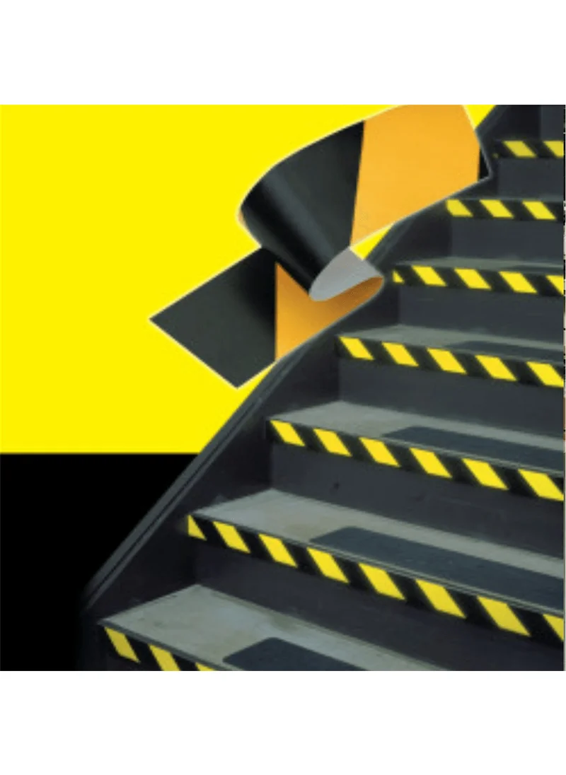 3M ™ 766I General Purpose Vinyl Tape, Yellow/black (50MM x 3 )