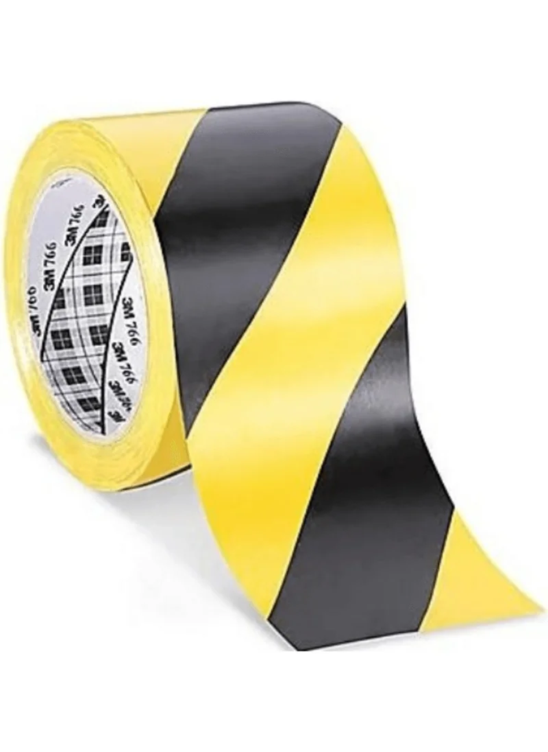 3M ™ 766I General Purpose Vinyl Tape, Yellow/black (50MM x 3 )