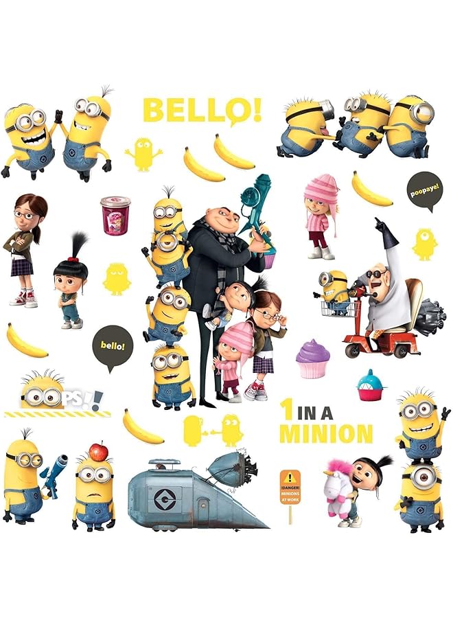 RoomMates Despicable Me 2 Peel And Stick Wall Decals - Image 1