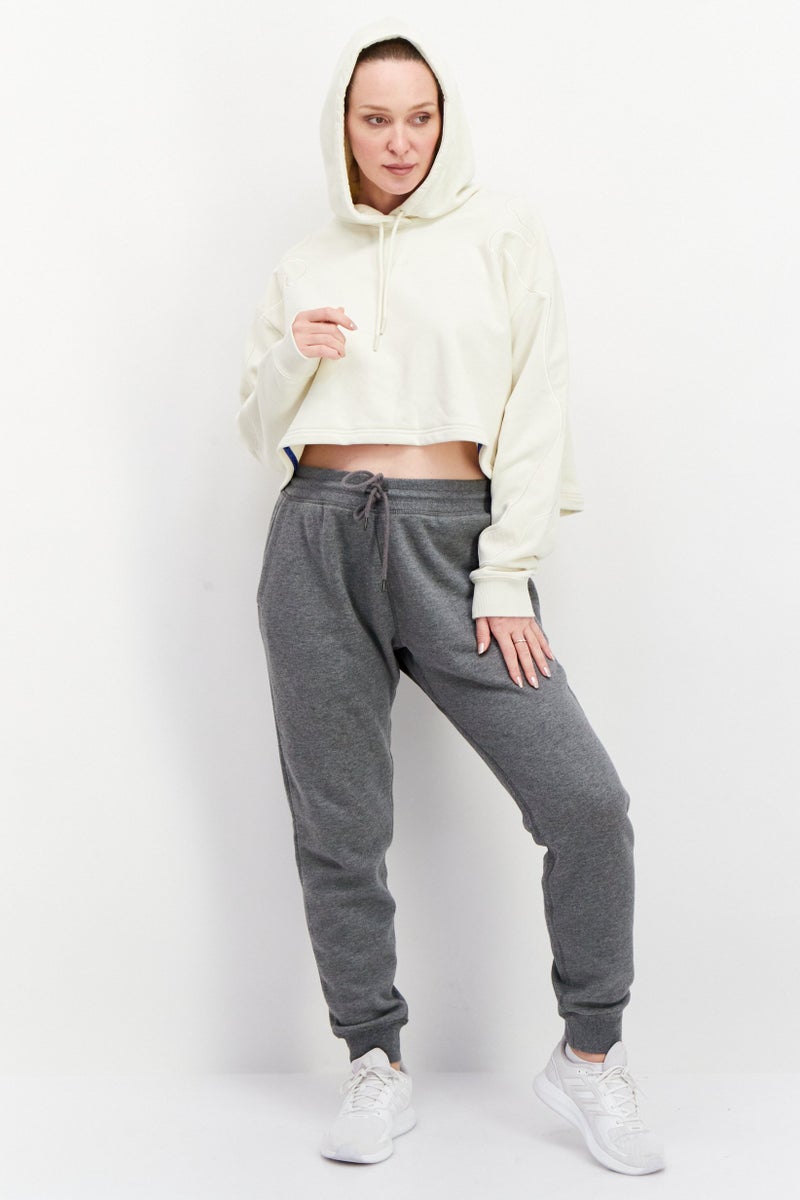PUMA Women Sportswear Fit Training Hoodie, Cream - Image 3