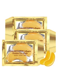 Adofect Adofect Collagen Powder Eye Mask 29 Pairs Gold Under Eye Gel Pads Hyaluronic Acid Under Eye Mask Gel Patches for Puffy Eye Reducing Dark Circles Eye Bags Wrinkle Refresh Your Eyes Gold 